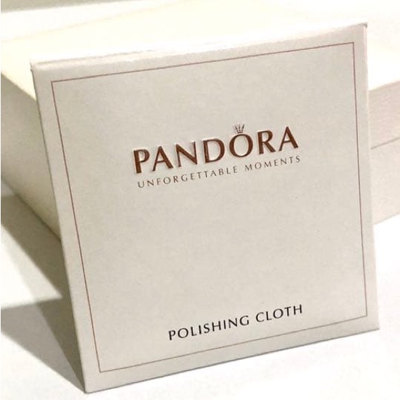 Pandora Jewelry Care Polishing Cleaning Cloth